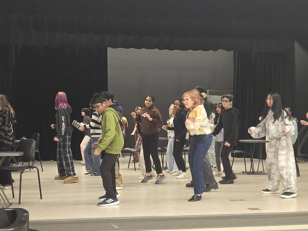drama club dancing and moving