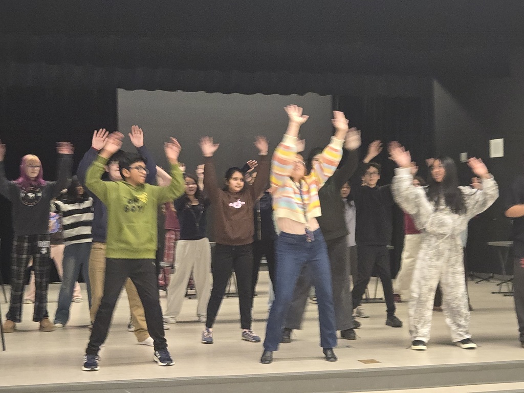 drama club dancing and moving