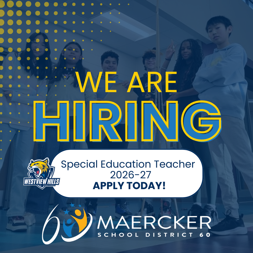 We are hiring. Special education teacher 2026-27. Apply today.