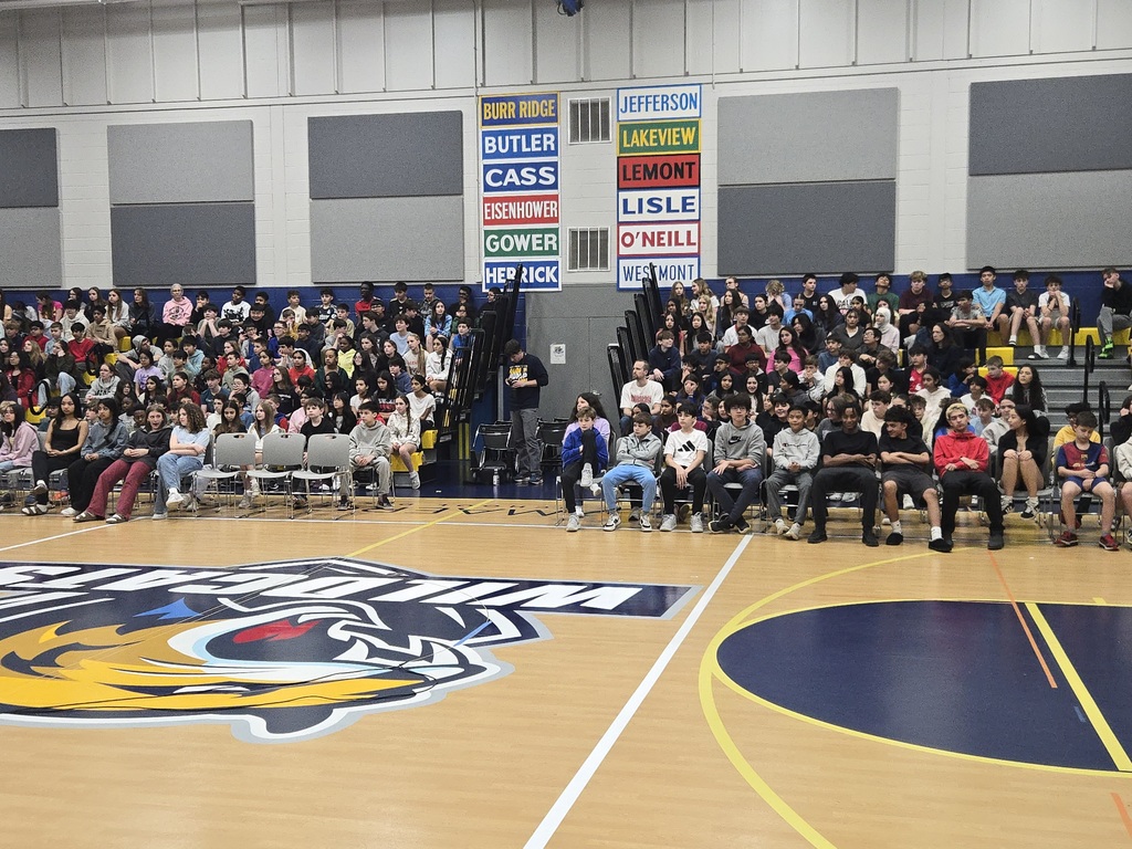 Students at assembly