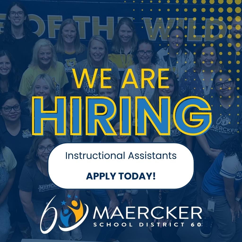 We are hiring instructional assistants. Apply today!