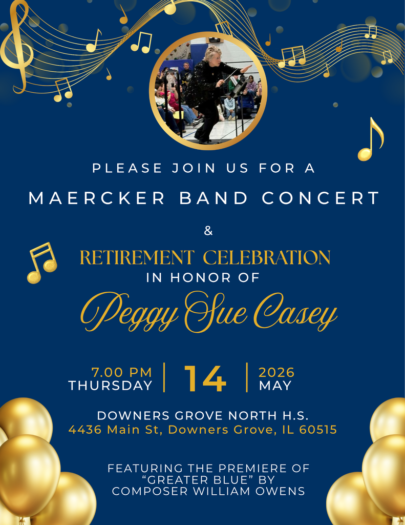 Please join us for a Maercker band concert and retirement celebration in honor of Peggy Sue Casey