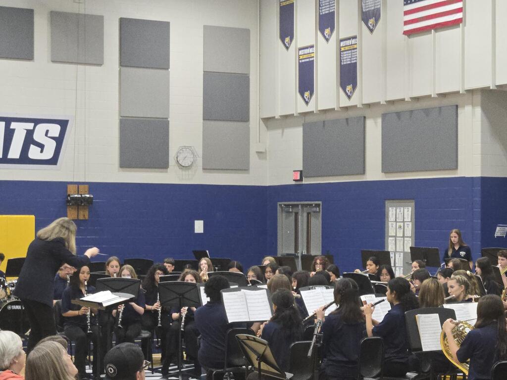 The Cadet Band performs