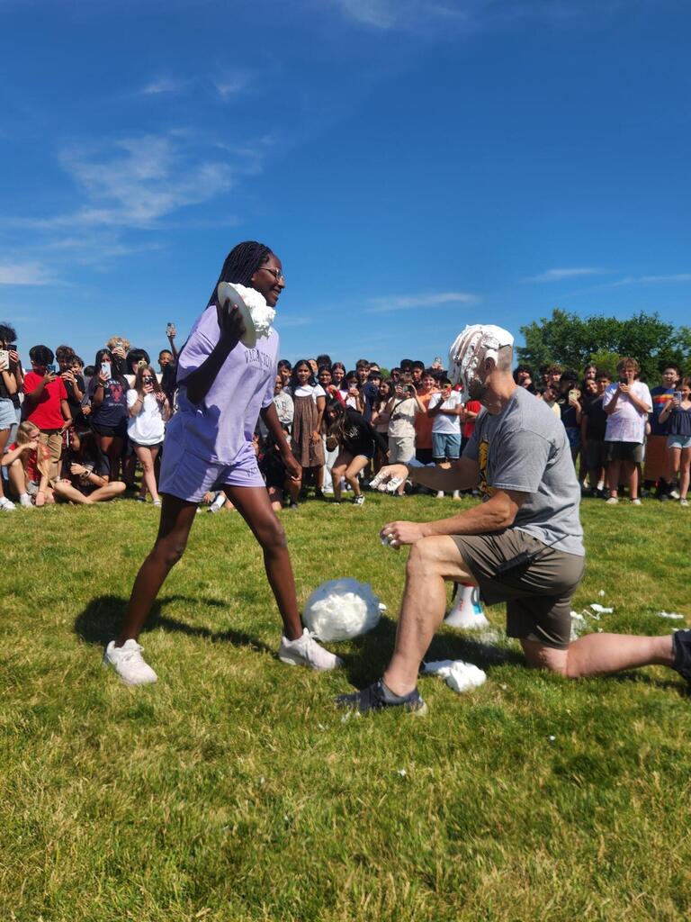 Pie in the face