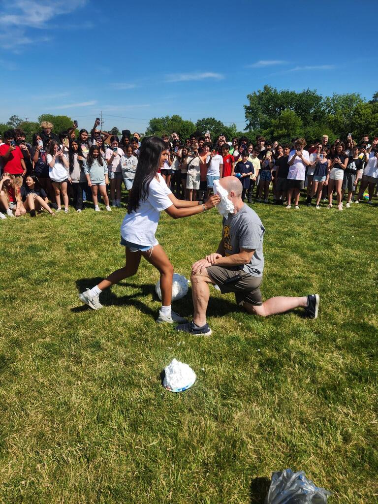 Pie in the face