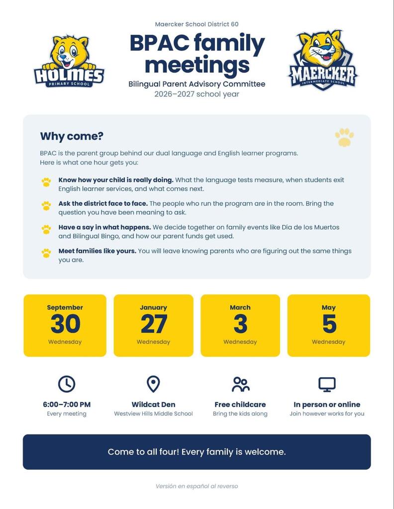 BPAC family meetings