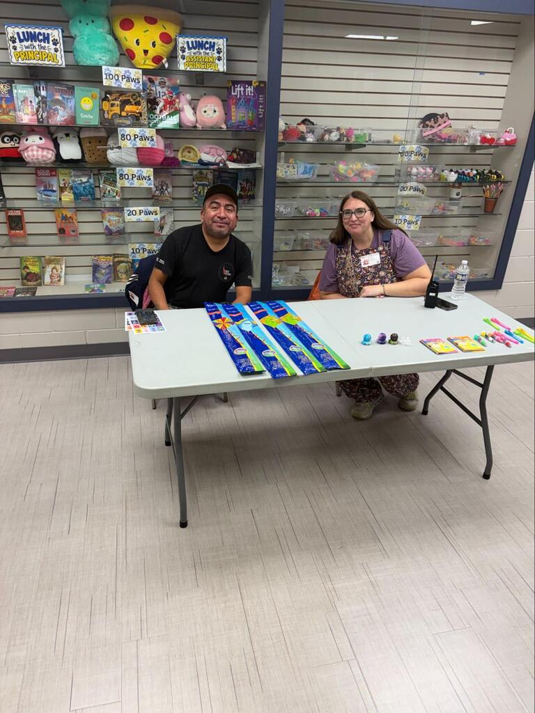 pta volunteers at hispanic heritage month event