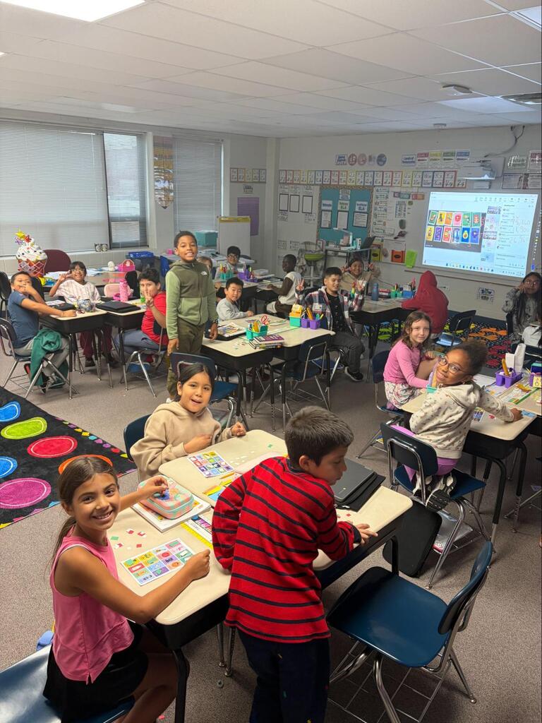 students celebrating hispanic heritage month
