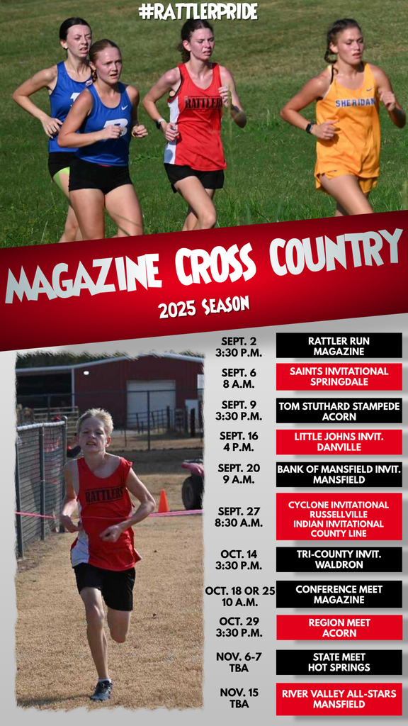 Cross Country Schedule