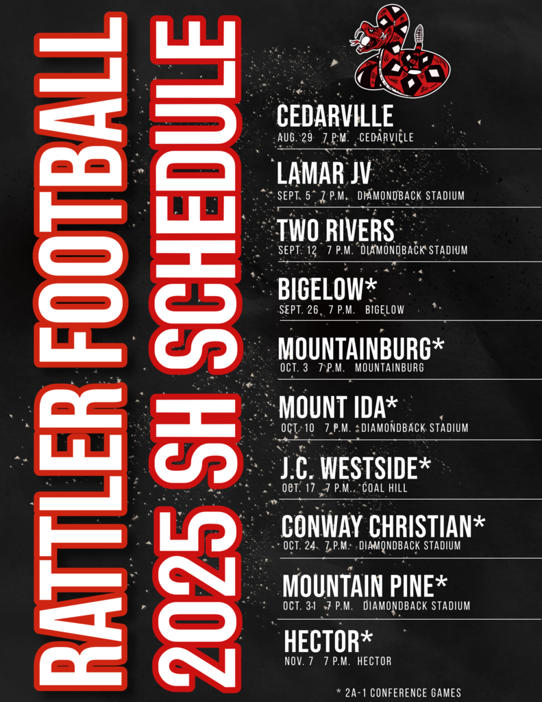 Rattler Football Schedule