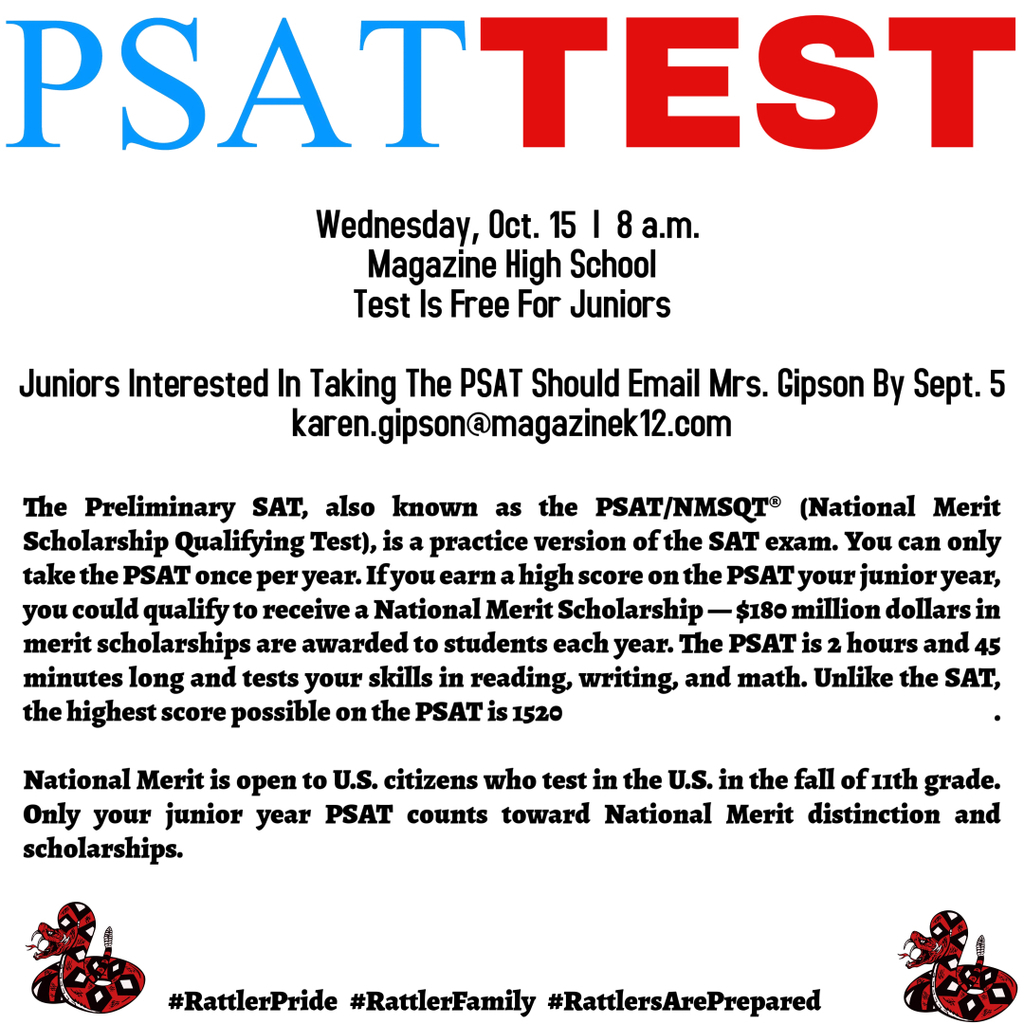 PSAT Test for Juniors
