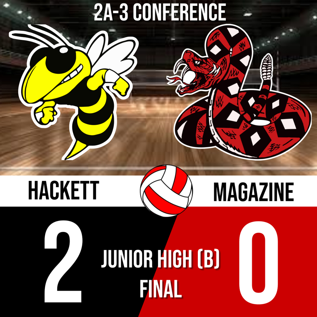 Junior High B volleyball score update