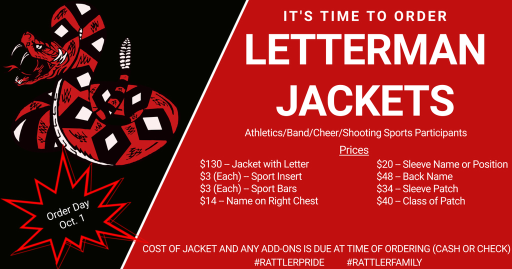 Lettman Jacket Orders