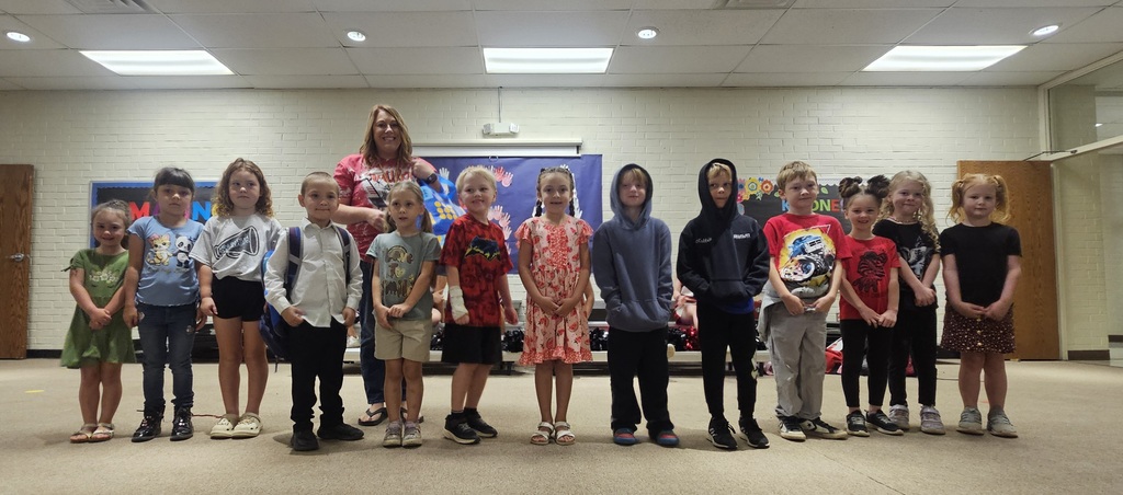 Mrs. Terry's kindergarten class popcorn party winners