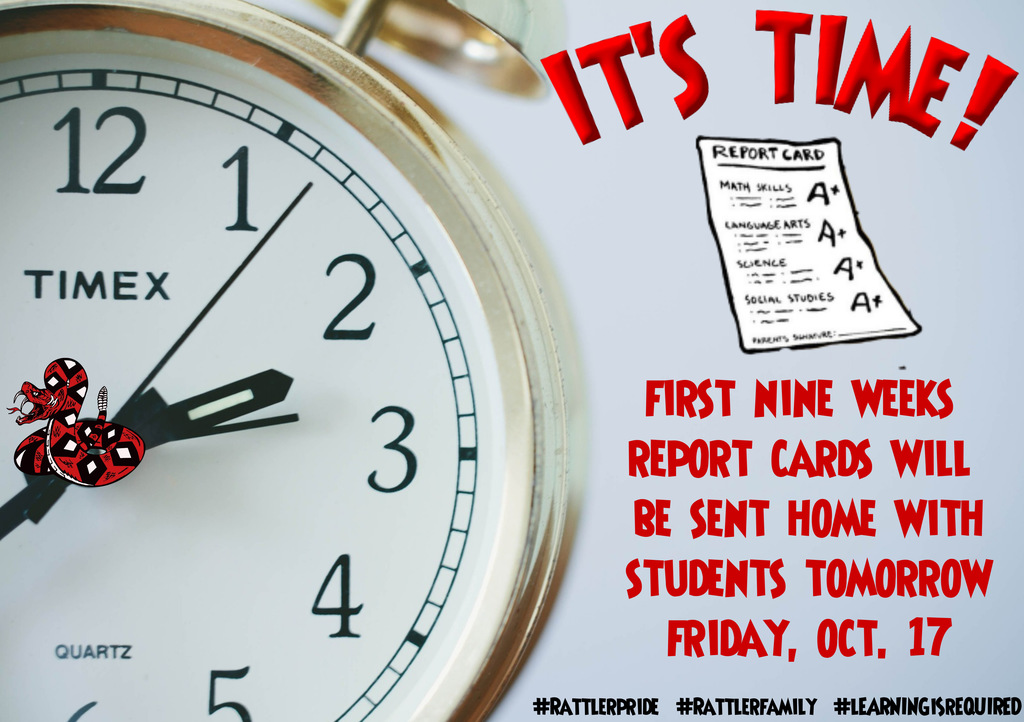 Report Cards reminder