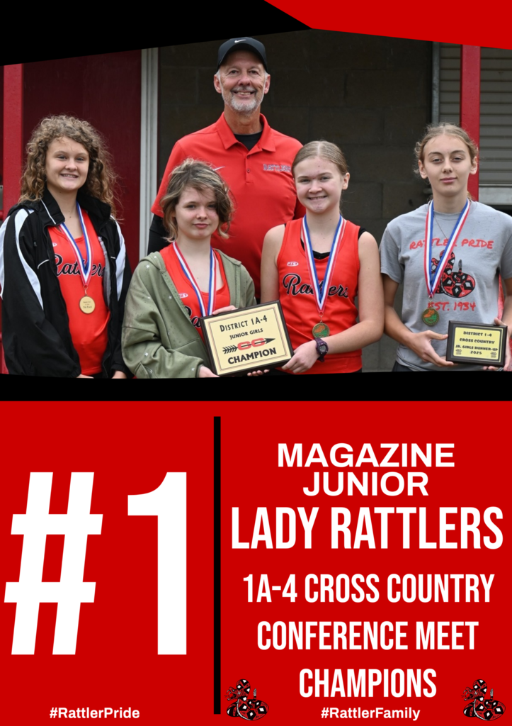 Junior High Girls XC Conference Meet Champions