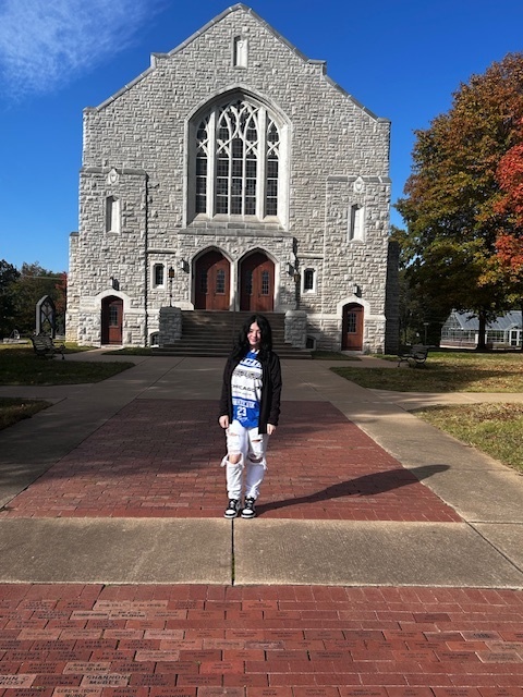 Senior Gracelynn Jones, along with Mrs. Diana Loyd, toured University of the Ozarks last Wednesday, November 5th. She got to tour the entire campus and meet a student ambassador who explained classes, clubs, and sports and other activities on their campus. Gracelynn has enlisted in the Army National Guard and plans on majoring in Business Management. She would eventually like to own her own restaurant.