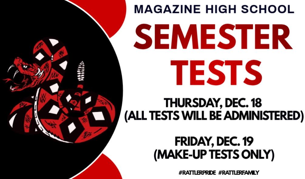 Semester Test Schedule