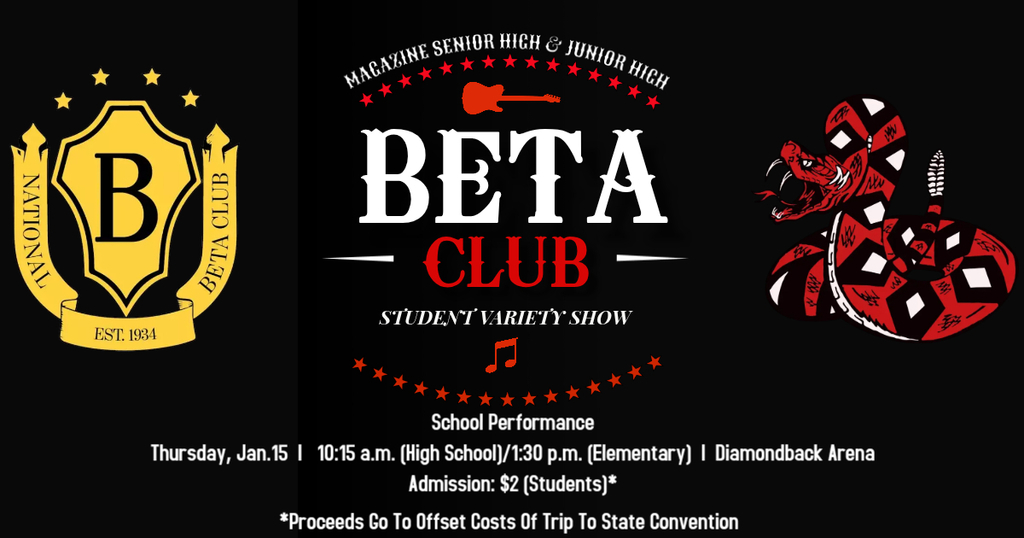 Beta Club Talent Show for the Students