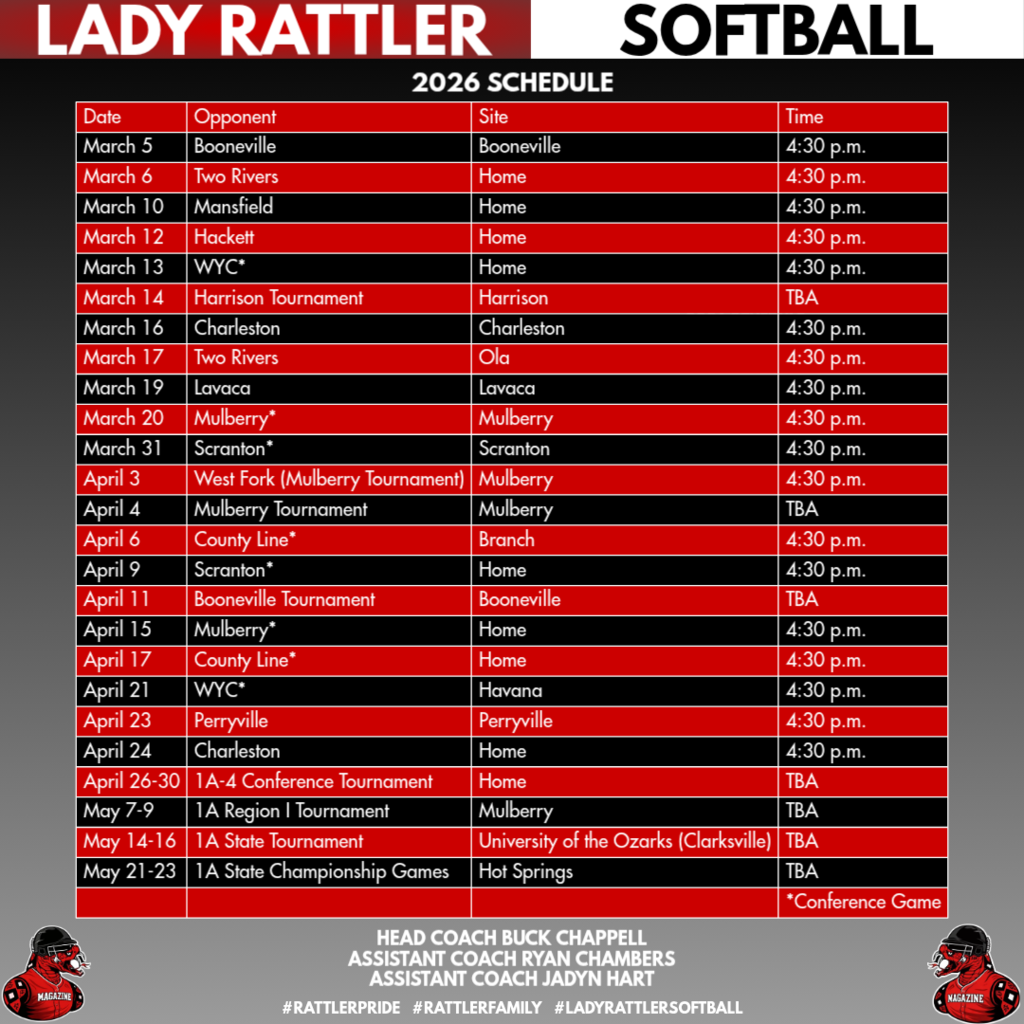 Softball Schedule