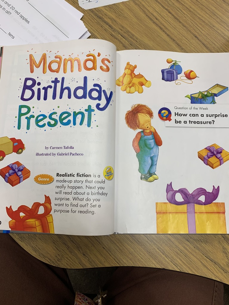 Book Reading and Activity