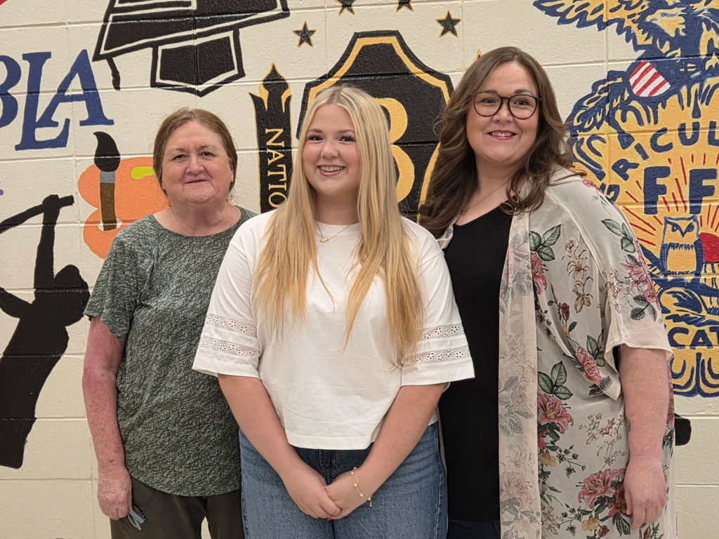 Three Generations of MHS American Legion Auxiliary Arkansas Girls State delegates