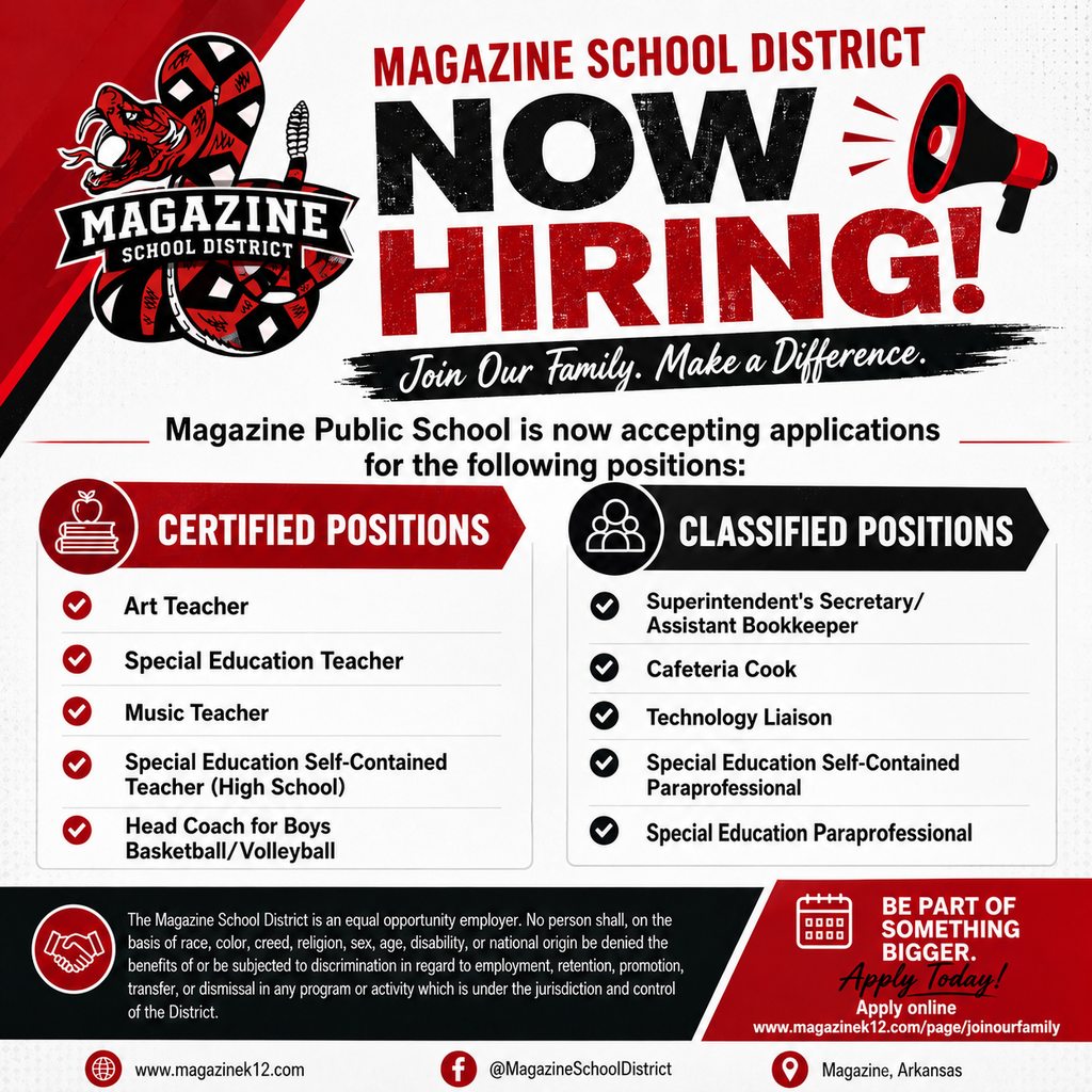 now hiring ad