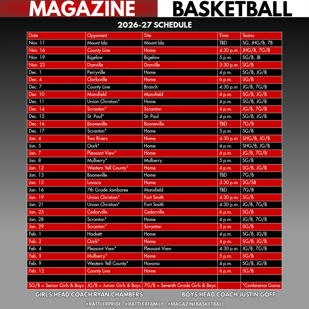 2026-27 Basketball Schedule