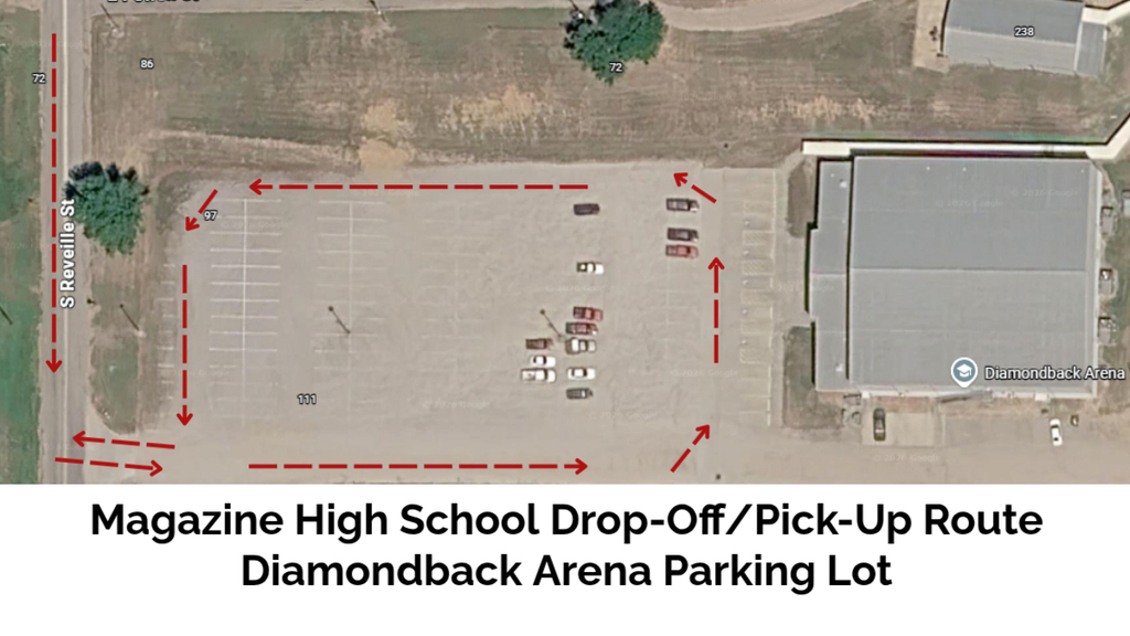 High School Student Drop-off and Pick-up Route