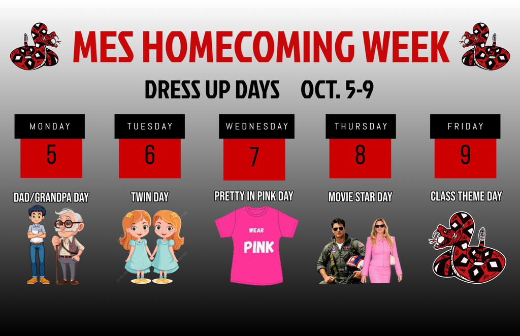 Homecoming dress up days