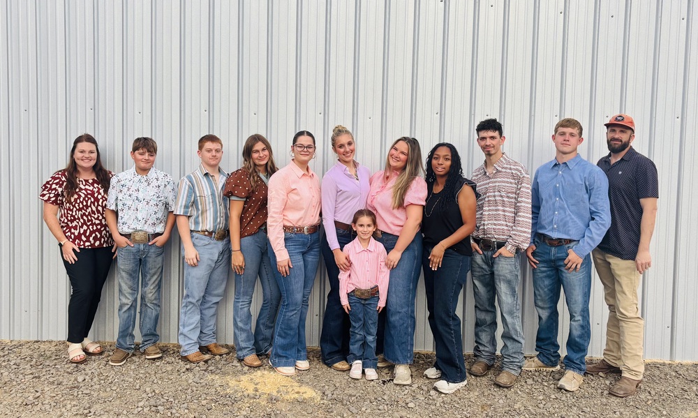 Magnolia FFA Students at Columbia County Fair