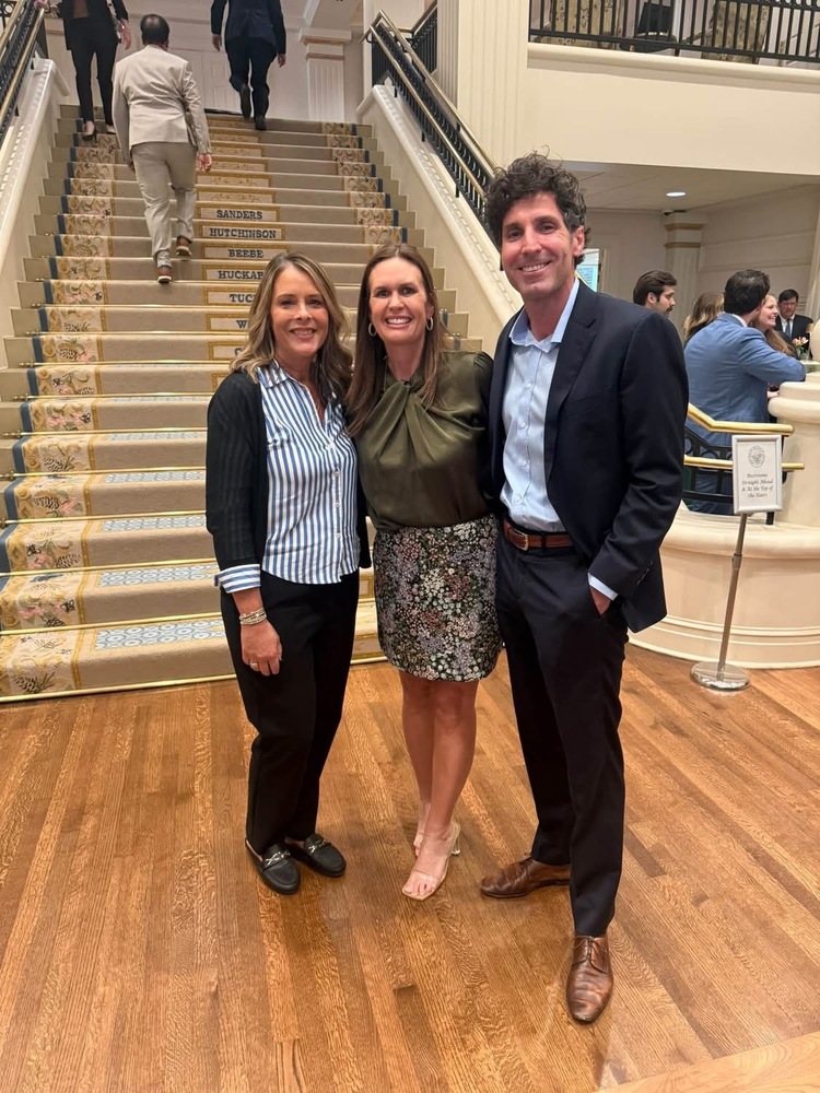 Lee Ketchum with Gov. Sarah Sanders
