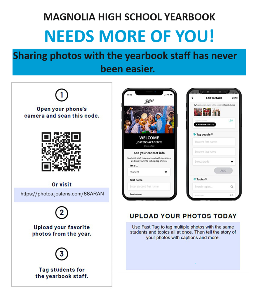 Share your photos with the MHS yearbook staff!