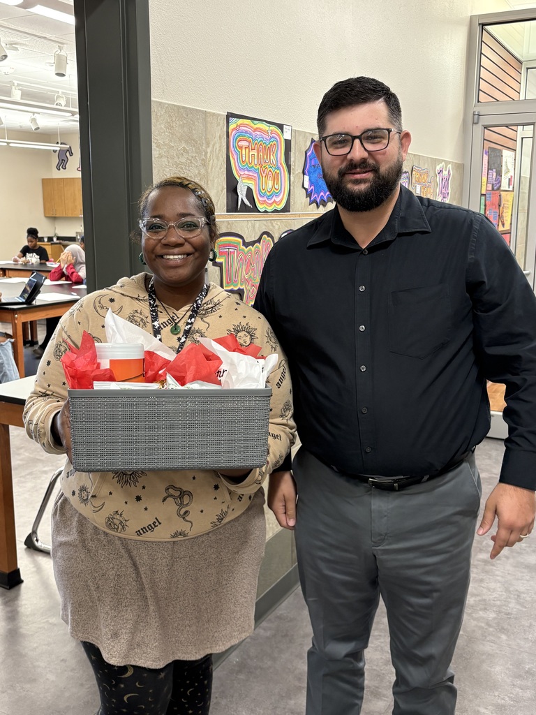 Ms. Brittany Hatter was this week's winner of the Wednesday Wish List basket. 