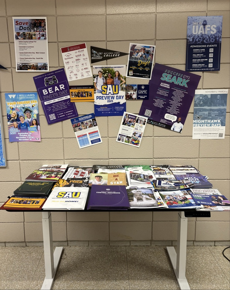 Visit the College Info Station in the MHS library. 