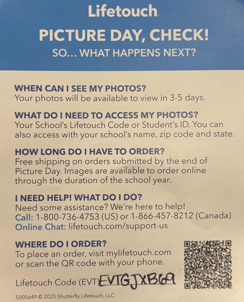 School Picture Ordering Information