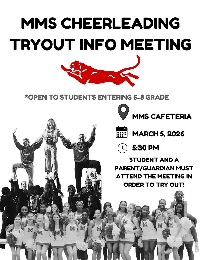 MMS Cheerleading Tryouts