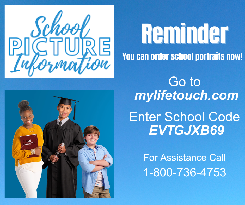 Reminder: You can order school portraits now!