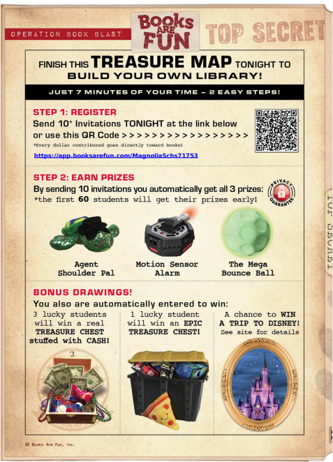 Book Blast Treasure Map