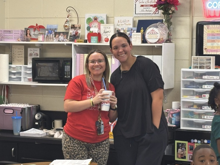 Cheyanne Evans and her mentor, Mrs. Phillips