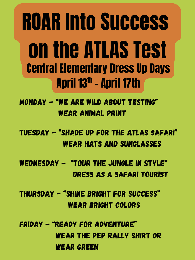 Testing  Dress Up Days