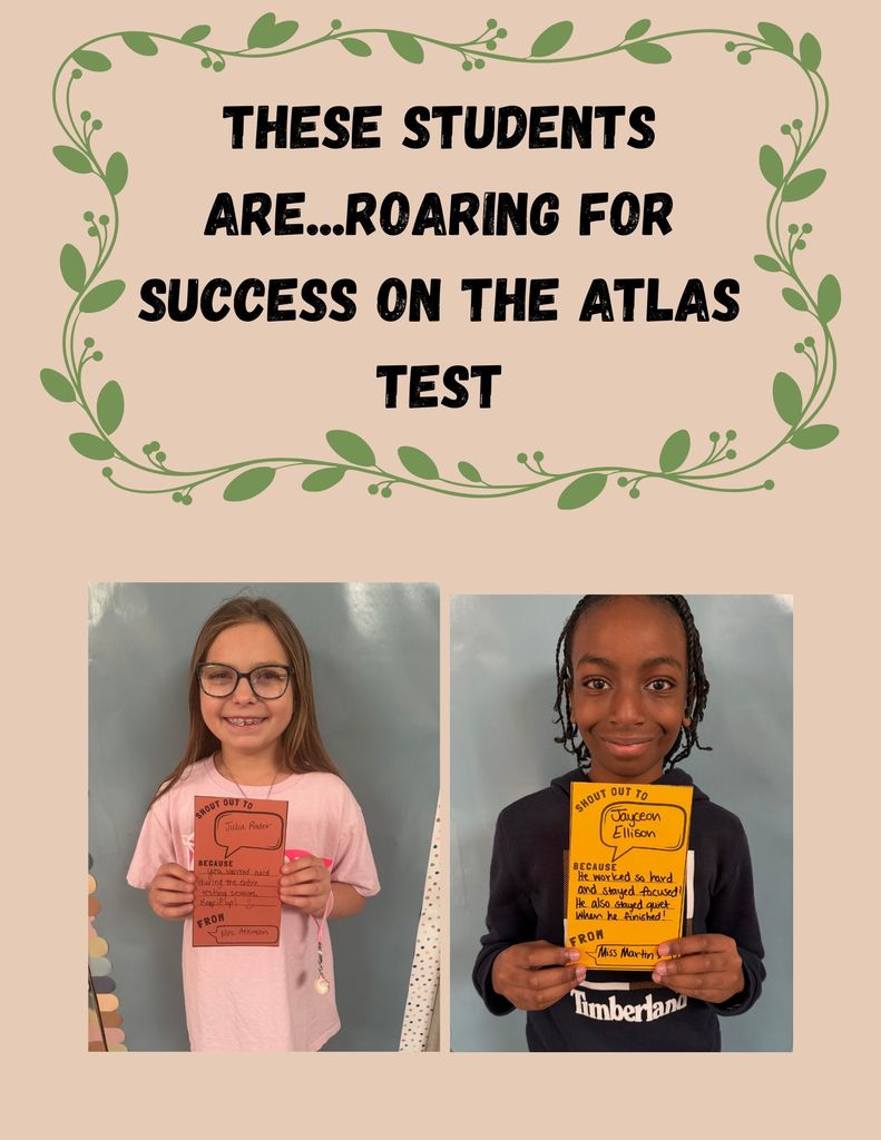 4th grade shout outs