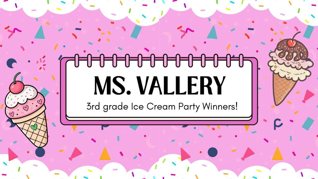3rd grade Ice cream