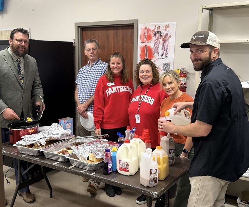 The Rugged Cross Cowboy Church cooked breakfast for MHS faculty and staff this morning. 