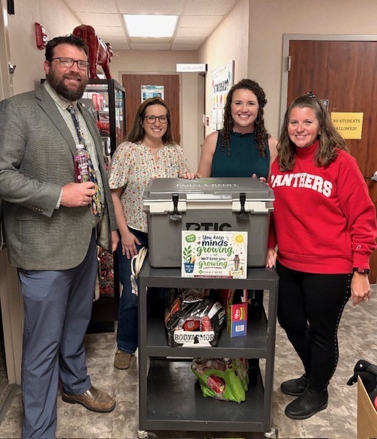 Thank you to Farm Credit for treating our teachers to a snack & drink trolley!