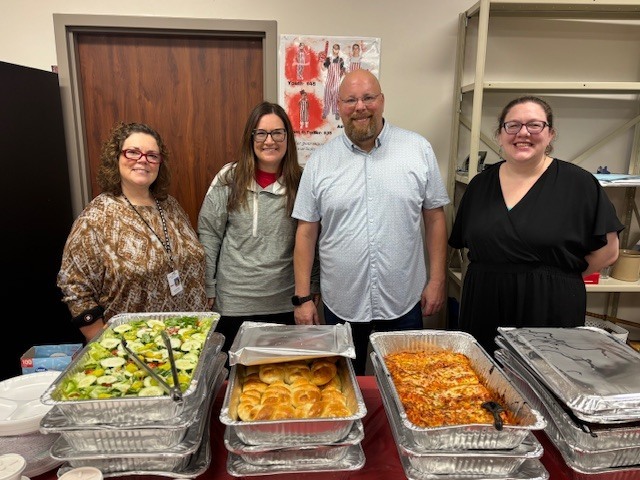 The Crowell Family provided lunch for MHS teachers and staff in honor of Teacher Appreciation Week. 