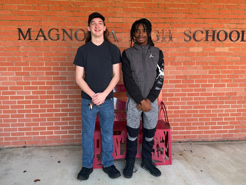  The two attending Boys State from Magnolia are (l to r) Mason McKenzie and Ja’Mire Parker.