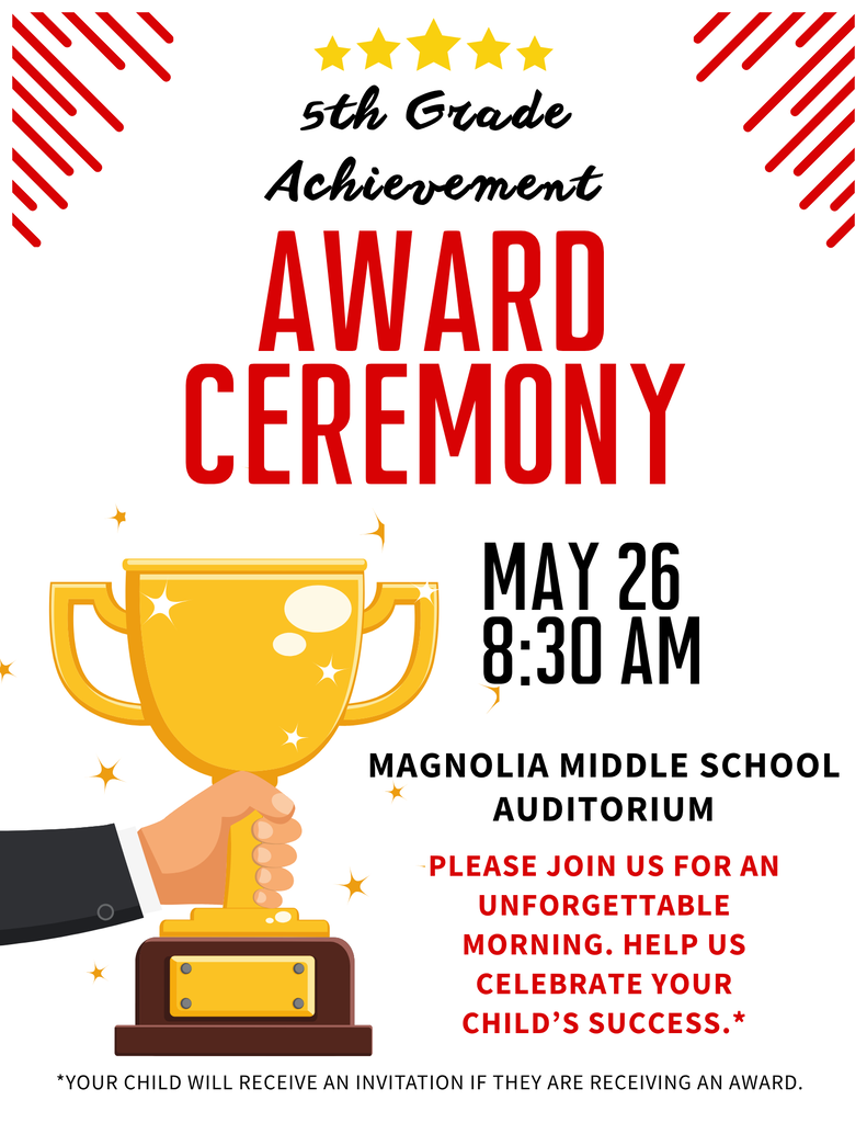 5th Grade Awards Flyer