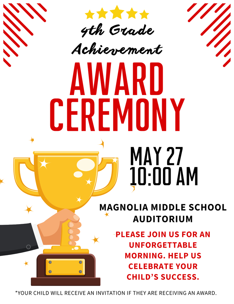 4th Grade Awards Flyer