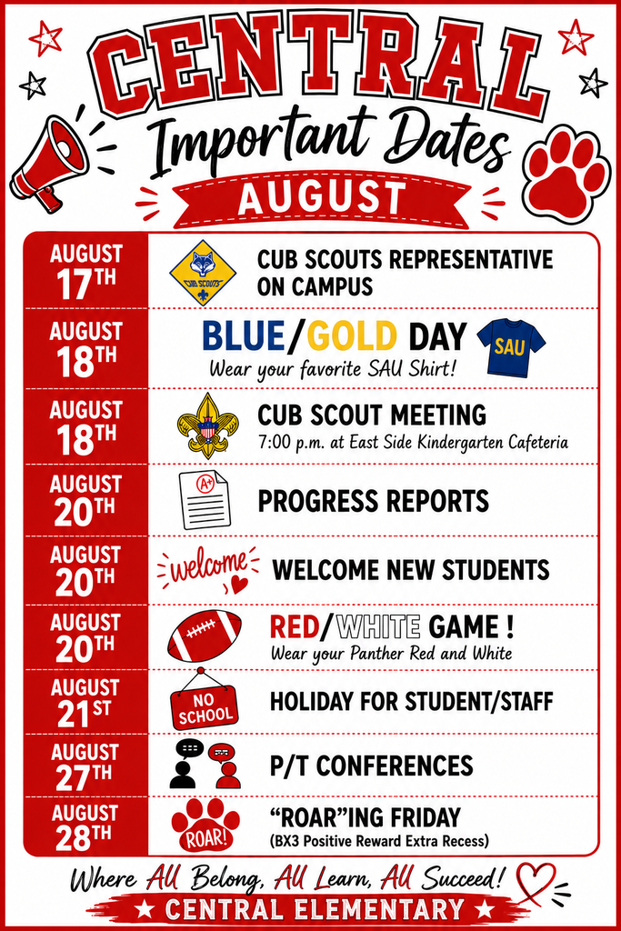 August Important Dates